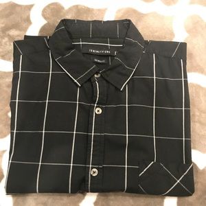Black & white short sleeve Shirt